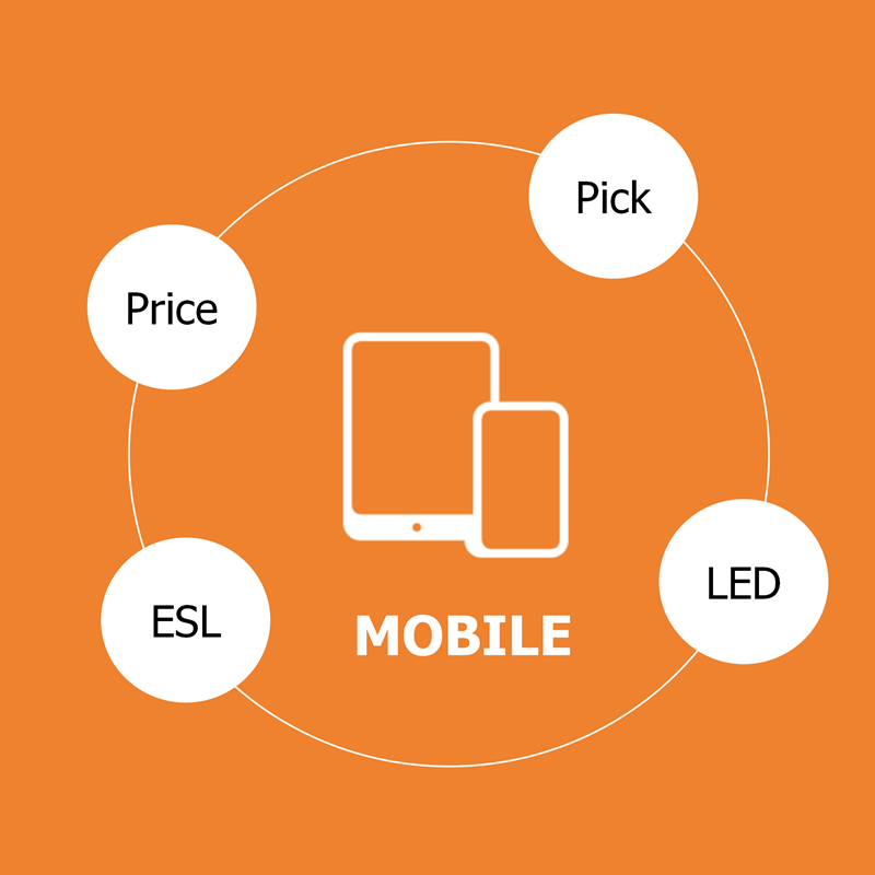 Mobile App, In-store tool to manage the ESL tags