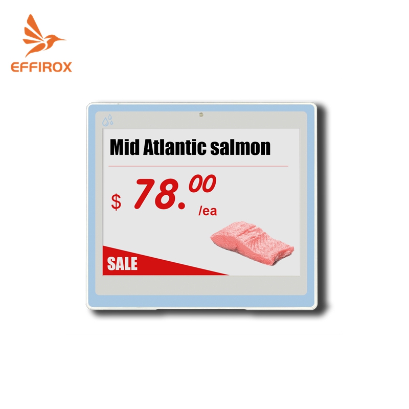 4.2 Inch 3 Color Waterproof Electronic Shelf Labels for Supermarket Seafood Section